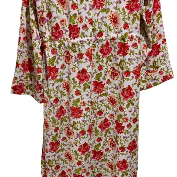 SOMETHING NAVY Maxi Cover-Up Wrap in Red Poppy Gina Floral Size M - Picture 11 of 13